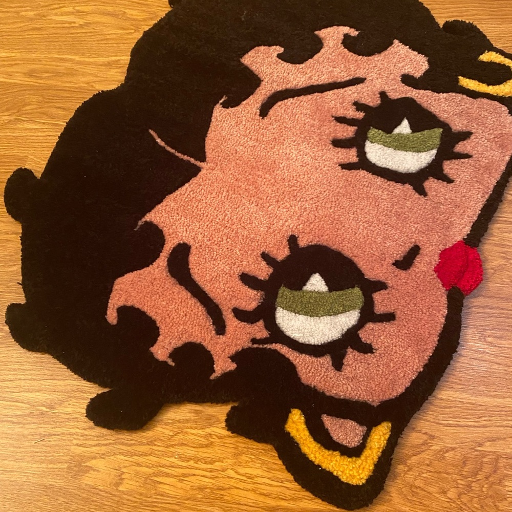 COPY - Betty Boop decorative rug all hand made.